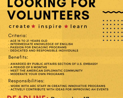 Become an America House Volunteer!